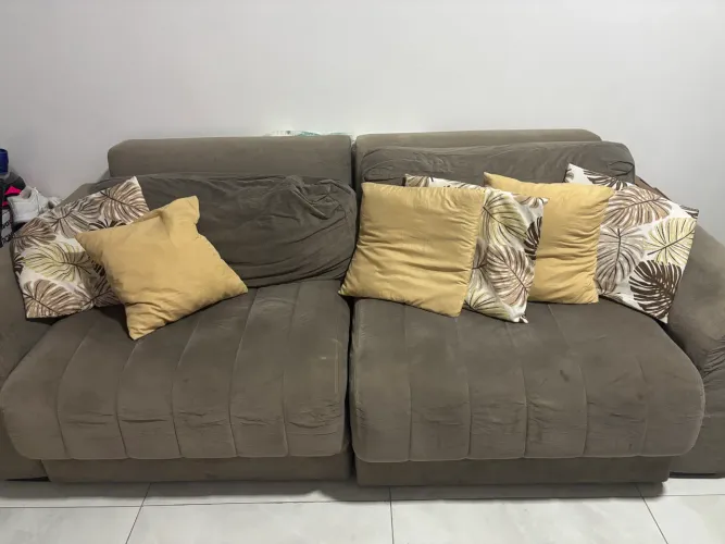 Sofá reclinável