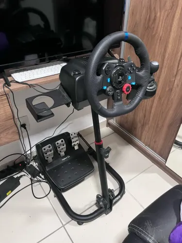Kit volante logitech g29 + suporte cockpit