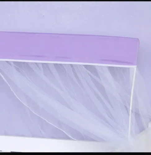 Kit berço roxo menina