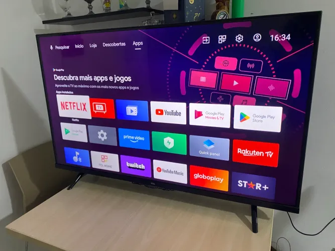 Smart TV 43 polegadas - Modelo novo 