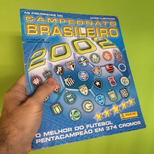 Álbum Campeonato Brasileiro 2002 Panini - 100% Completo - Leia a Descrição