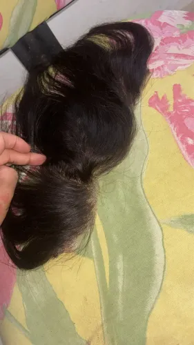 Topo closure orelha a orelha cabelo HUMANO