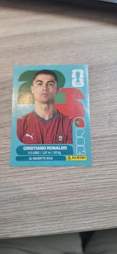 Figurinha Cristiano Ronaldo Álbum Copa 2026