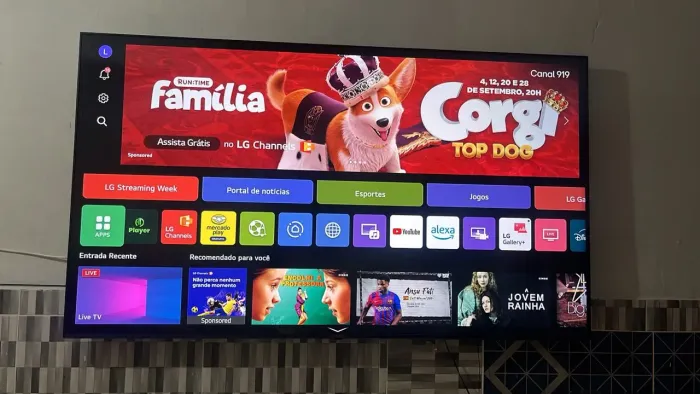 Smartv LG 75 polegadas com nota fiscal e garantia até 2028 Tela gigante