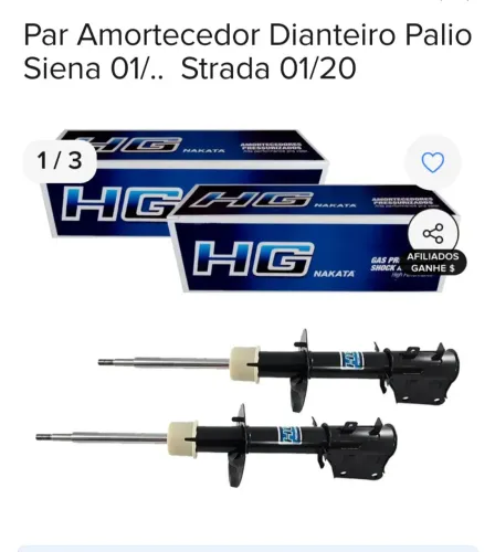 PROMOÇAO AMORTECEDOR DIANTEIROS FIAT