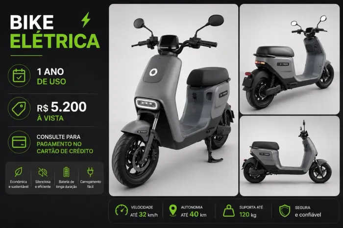 Bicicleta autopropelido scooter elétrica
