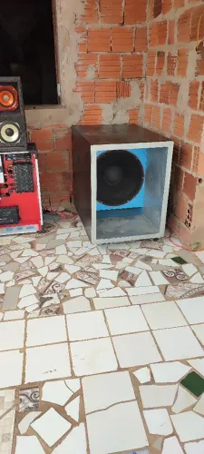 Caixa de som de 18 polegadas oversound 1200 rms