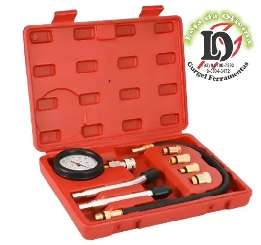 Teste Compressão De Cilindros de motor Motor COM 9 pcs 