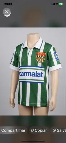 Camiseta parmalate retro tam 2 p criancas