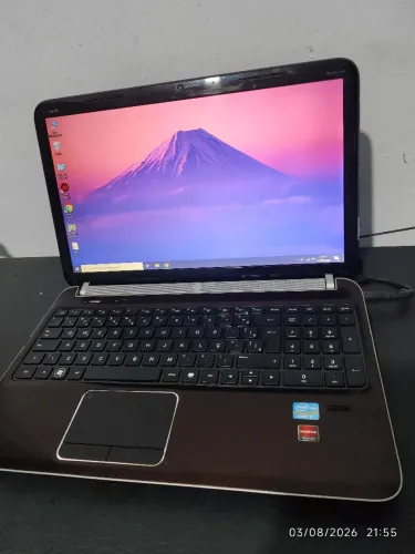 Notebook HP Pavilion Dv6 i7 SSD 8GB RAM placa de video Radeon tela de 15 TOP