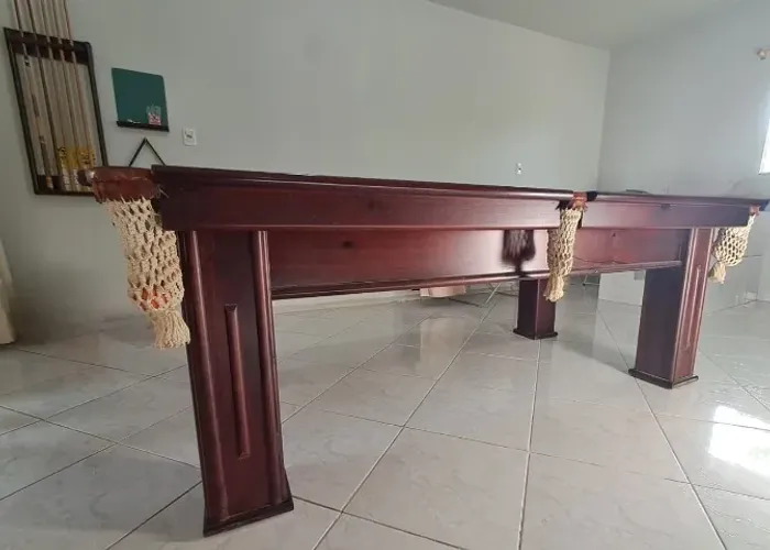 Mesa de simuca linha império com acessórios