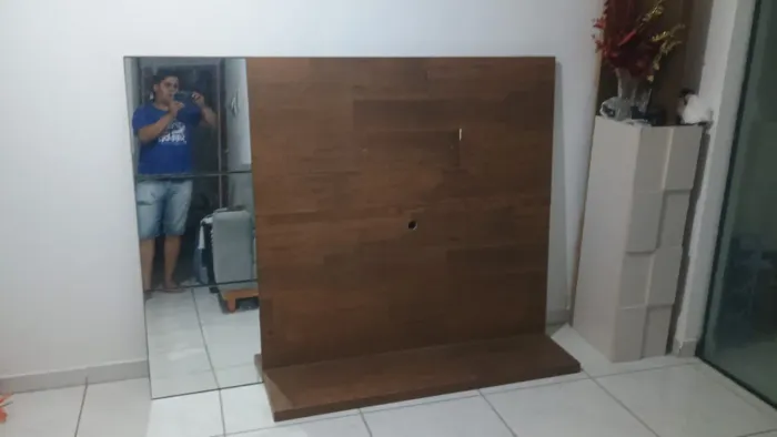 Painel com espelhos