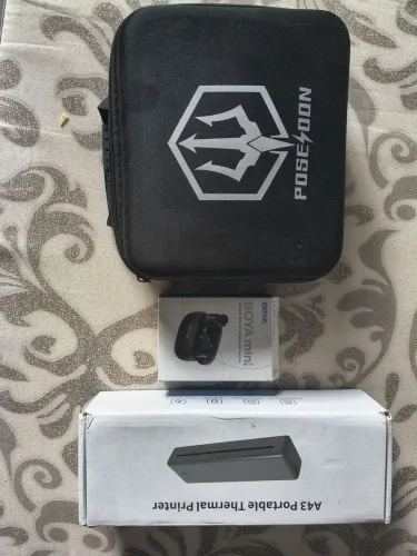 Impressora decalque, fone boya mini, máquina de tattotudo novo