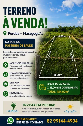 TERRENO EM PEROBA - MARAGOGI