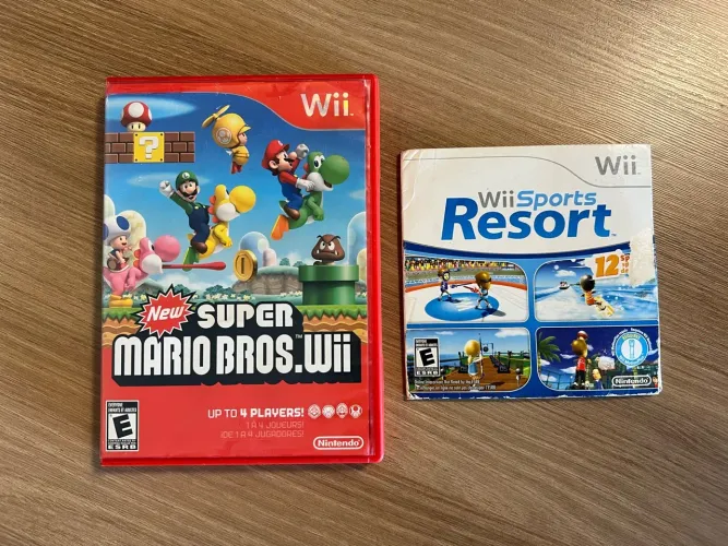 Jogo New Super Mario Bros. Wii + Brinde