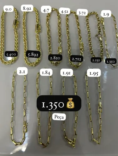 Pulseira de ouro 18k(750) 