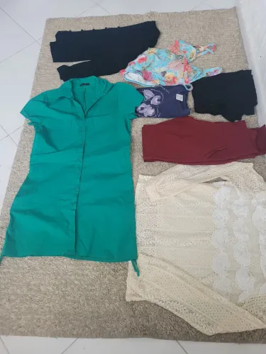 Lote de roupas feminina 7 peças variadas tamanho p