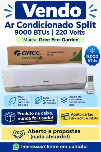 Ar condicionado Split Gree Eco-Garden 9.000 btus