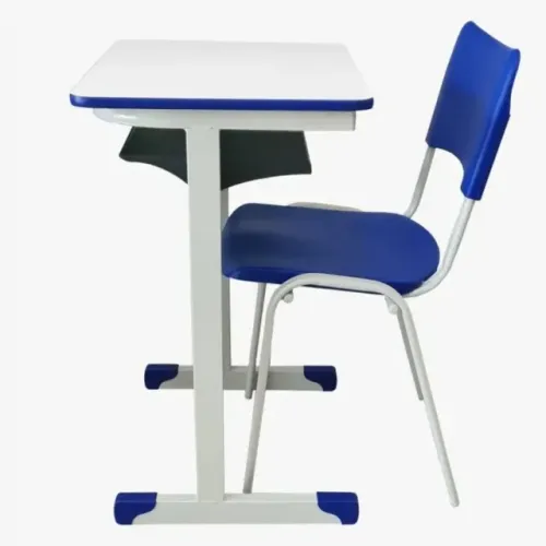 Conjunto escolar aluno - individual - mesa com cadeira - juvenil/adulto