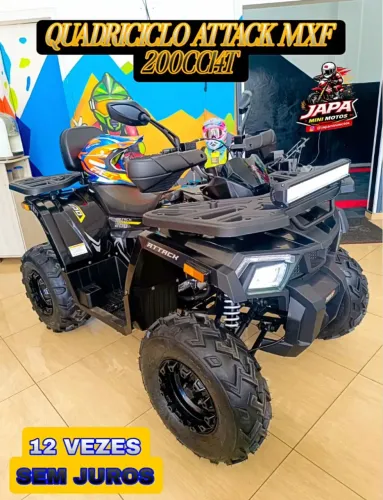 QUADRICICLO ATTACK MXF 200CC INJEÇÃO ELETRÔNICA EM 12 VEZES SEM JUROS 