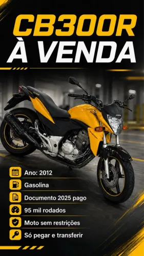 CB300R sem detalhes