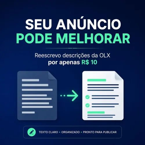Revisão de Anúncios OLX - R$ 10, Vila velha Glória
