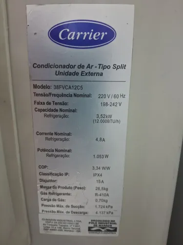 Condensadora 12000btus 