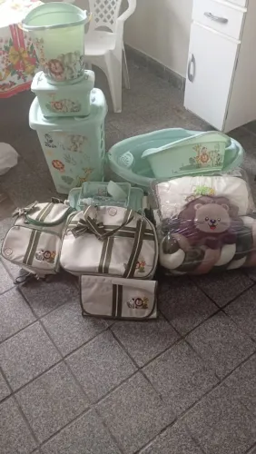 Enxoval completo - novo - bebê menino