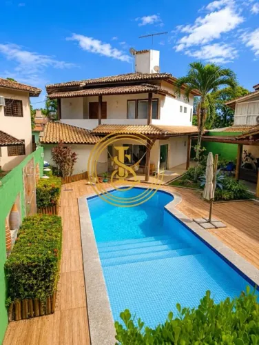 Casa em Condomínio para Locação em Lauro de Freitas, Vilas do Atlântico, 4 dormitórios, 4 