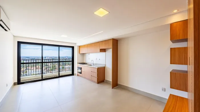 Compact Luxury com marcenaria autoral e lazer wellness no Bueno