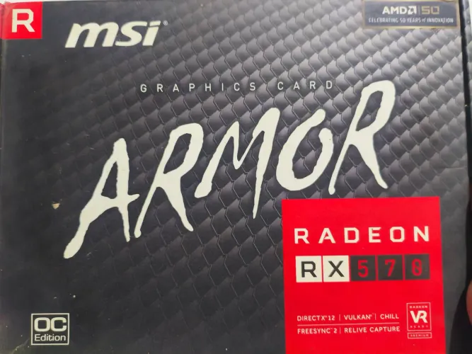 Placa de video gamer RX 570 Ótimo estado