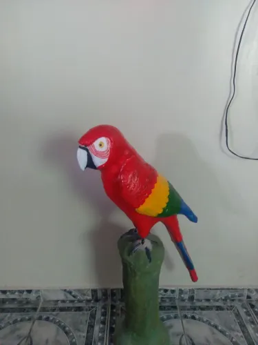 Arara em cimento