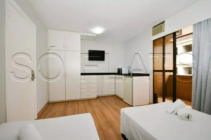 Studio 23m² mobiliado no Alto da XV em Curitiba | Próximo ao Jardim Botânico