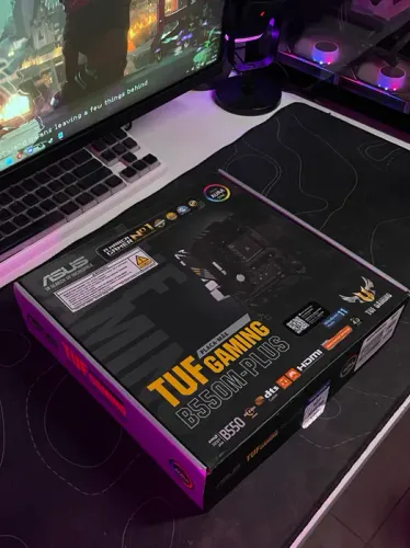 Placa-Mãe Asus TUF Gaming B550M-PLUS (nova)
