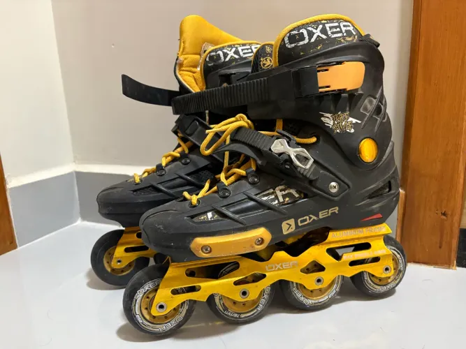 Patins oxer slalom freestyle fskils38 ( metade do preço)