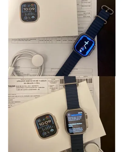Apple Watch Ultra 2 Titanium - Com NF - Bateria em 100%