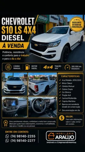 Chevrolet S10 Pick-up LS 2.8 TDI 4X4 CD Dies. Mec. 2020