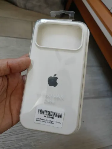 Capa Apple Iphone 17 Pro Max Silicone Branca