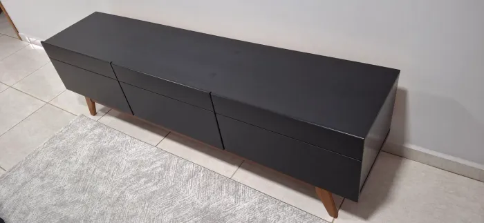 Rack Preto Fosco em Ótimo Estado