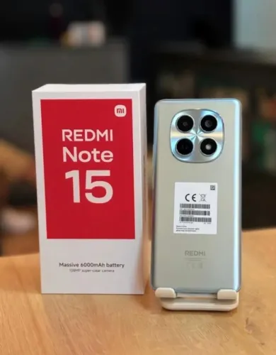 XIAOMI REDMI NOTE 15 4G 256GB/8GB RAM - CELULAR NOVO COM GARANTIA