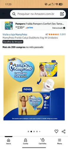 Fralda calça mamy Poko XXG