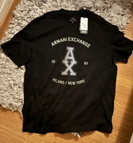 Camiseta Armani Exchange Original - Preta - Tamanho XXL