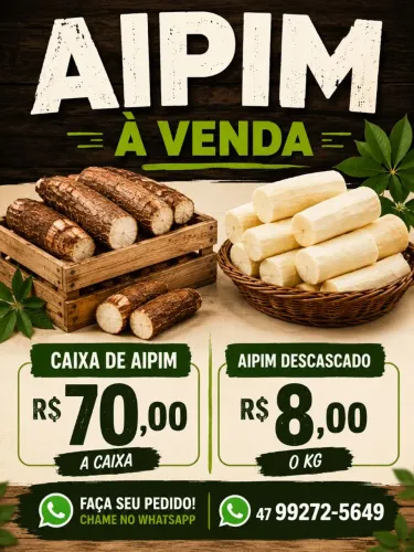 Vende se aipim