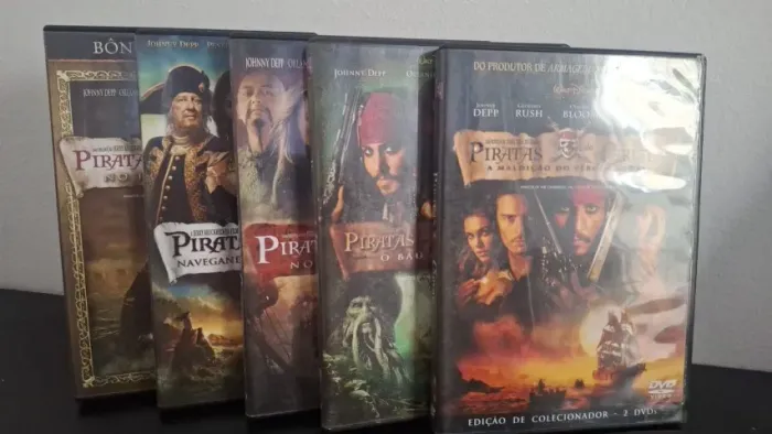 Coleação DVD´s Piratas do Caribe