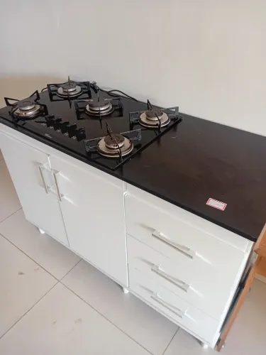 Balcão +fogão cooktop 