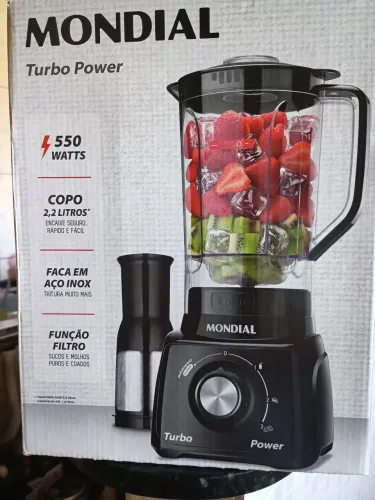 Liquidificador Novo da Mondial + brindes