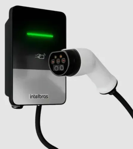 Wallbox: estação de recarga para veículos elétricos INTELBRAS Home 7,4 kw Modelo EVE0074H