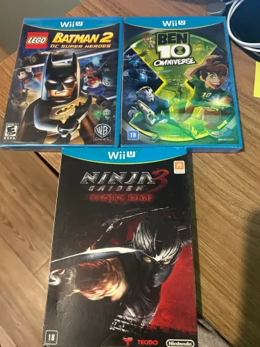 Pacote de jogos lacrados de Wii U