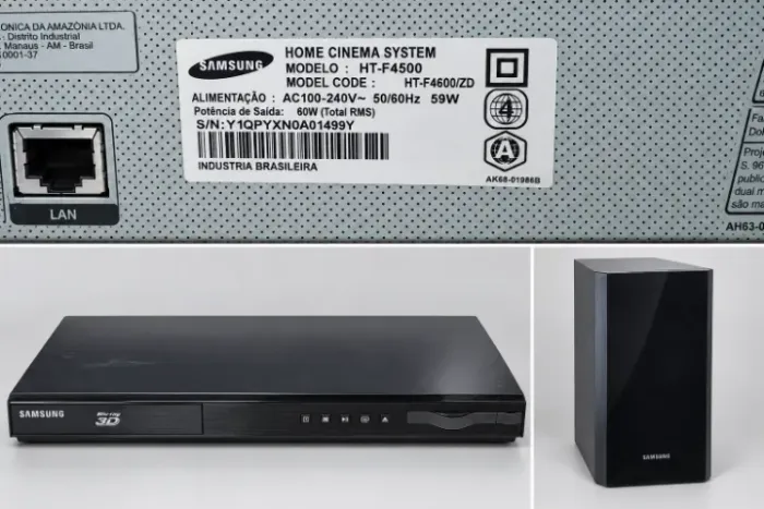 Home Theater Samsung 5.1 HT-F4500 Blu-ray 3D 500W RMS