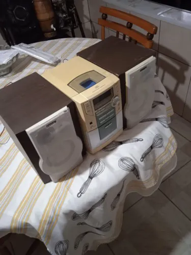 Minissysten Phillips MC 200 rádio cd